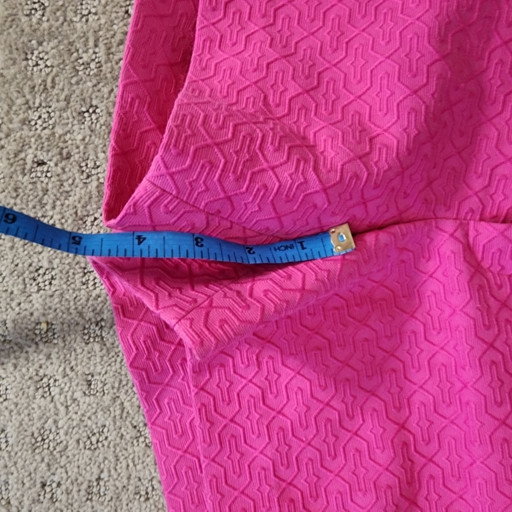 Banana Republic Pink Bermuda Shorts Tailored Chino Style Size 10 - Picture 5 of 6